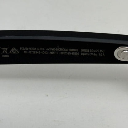 Ray-Ban Meta Wayfarer Gen 2 Matte Black Standard RW4012 601SSB AI Smart Glasses