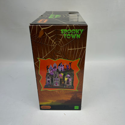 New Lemax Spooky Town Crypt City Lighted Facade 65509