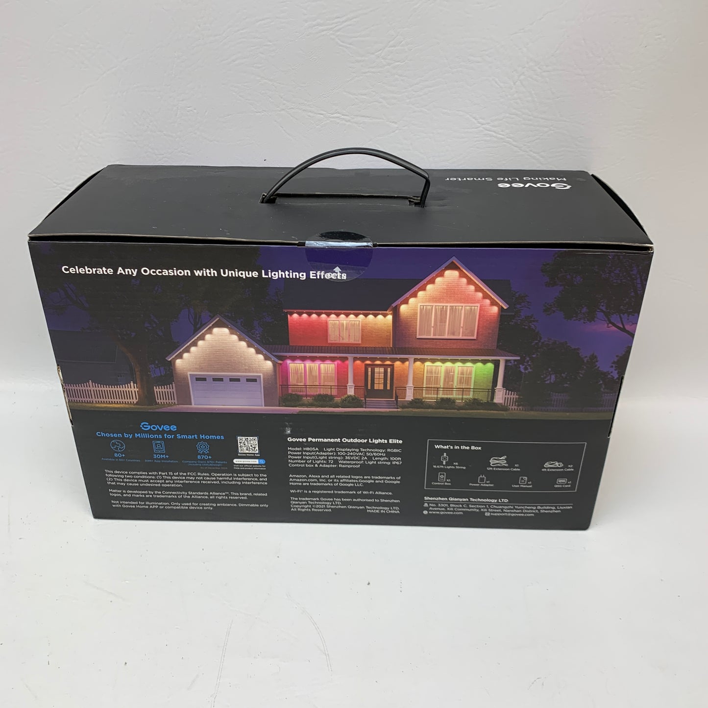 New Govee 100FT Permanent Outdoor Lights Elite Permanent Outdoor Lights H805A
