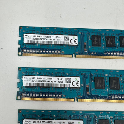 Lot of 5 SK Hynix 4GB (1x4GB) RAM DDR3 1600MHz HMT451U6AFR8C