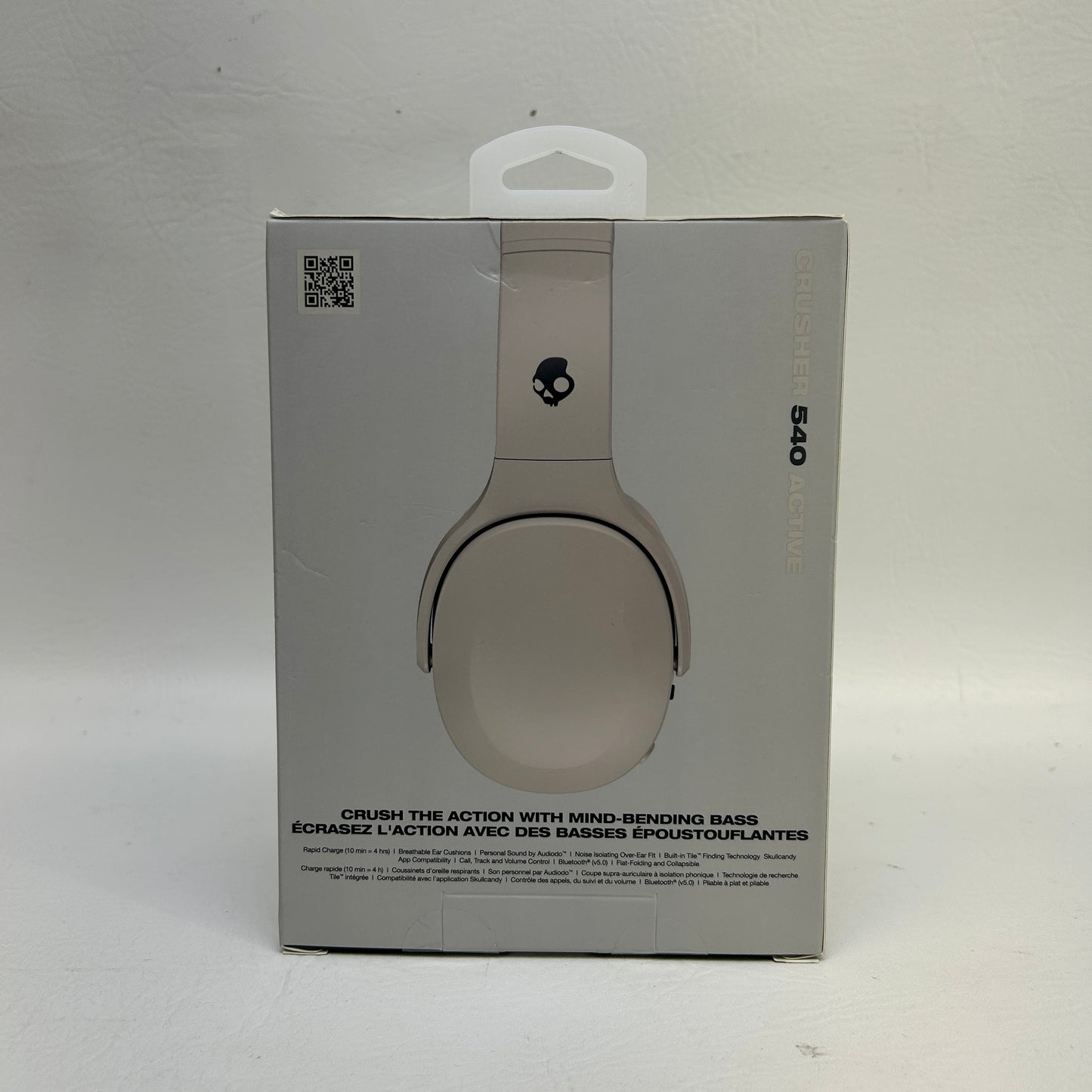 New Skullcandy Crusher Evo Wireless On-Ear Bluetooth Headphones Gray S6EVW-T993