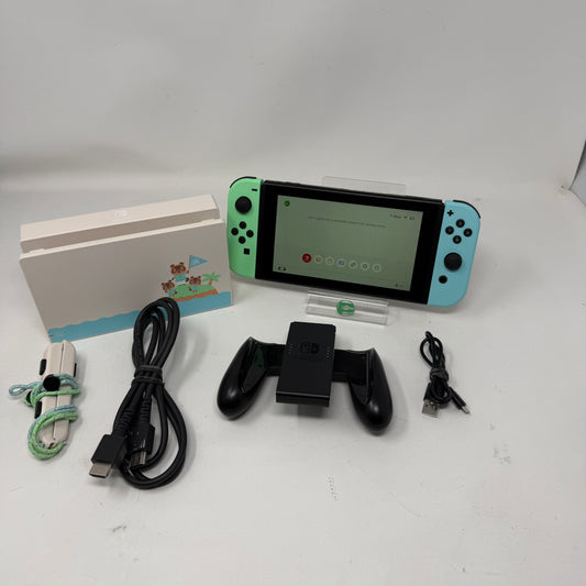 Nintendo Switch v2 Console Gaming System HAC-001(-01)  Animal Crossing Edition