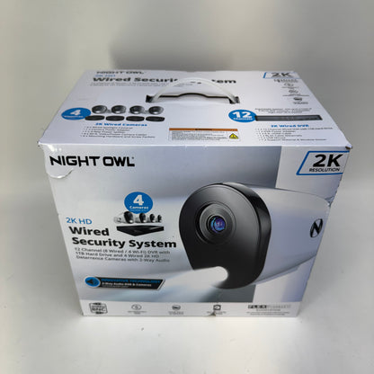 New Night Owl 2K Wired Security System WM-FTD281-4L