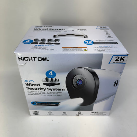 New Night Owl 2K Wired Security System WM-FTD281-4L