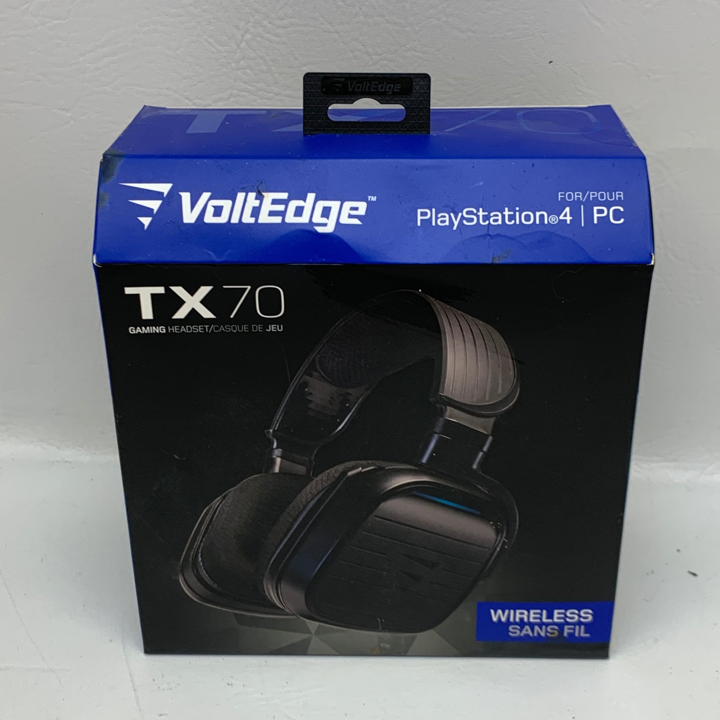 New VoltEdge TX-70 Wireless RF Stereo Gaming Headset - 50mm Drivers - Black