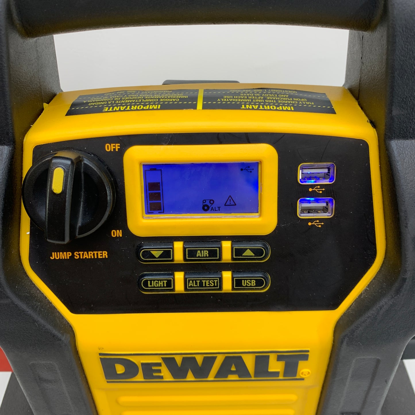 DEWALT DXAEJ14 Digital Portable Power Station Jump Starter