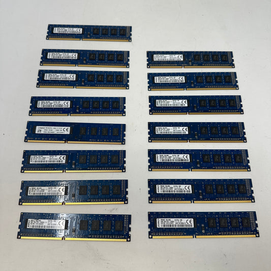 Lot Of 15 Kingston 4GB (1x4GB) RAM DDR3 1600MHz K531R8-HYA