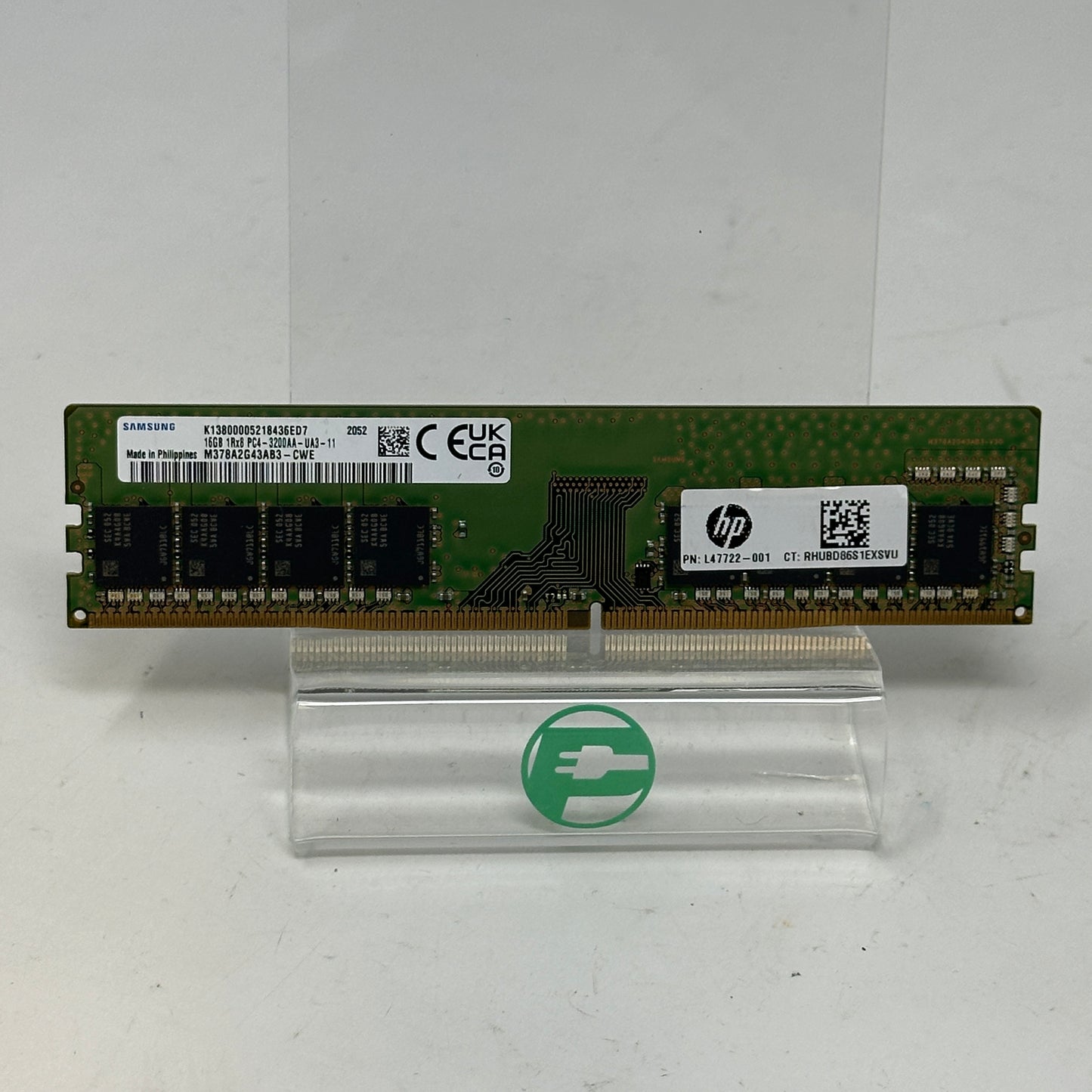 HP 1Rx8 PC4-3200AA-UA3-11 16GB (1x16GB) RAM DDR4 3200MHz M378A2G43AB3