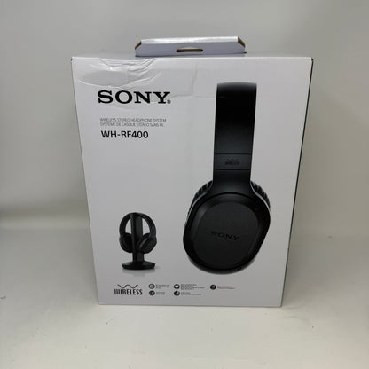 New Sony WH-RF400 Wireless On-Ear Bluetooth Headphones Black