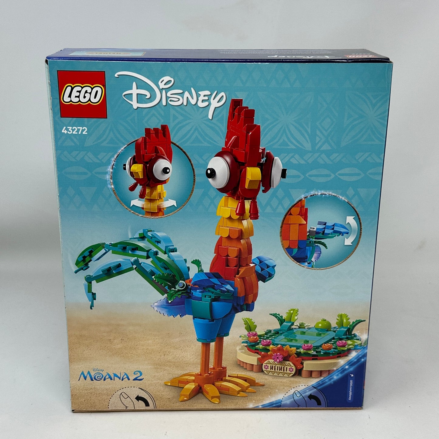 New LEGO Disney Moana Heihei 43272 Complete Set 566 Pieces 