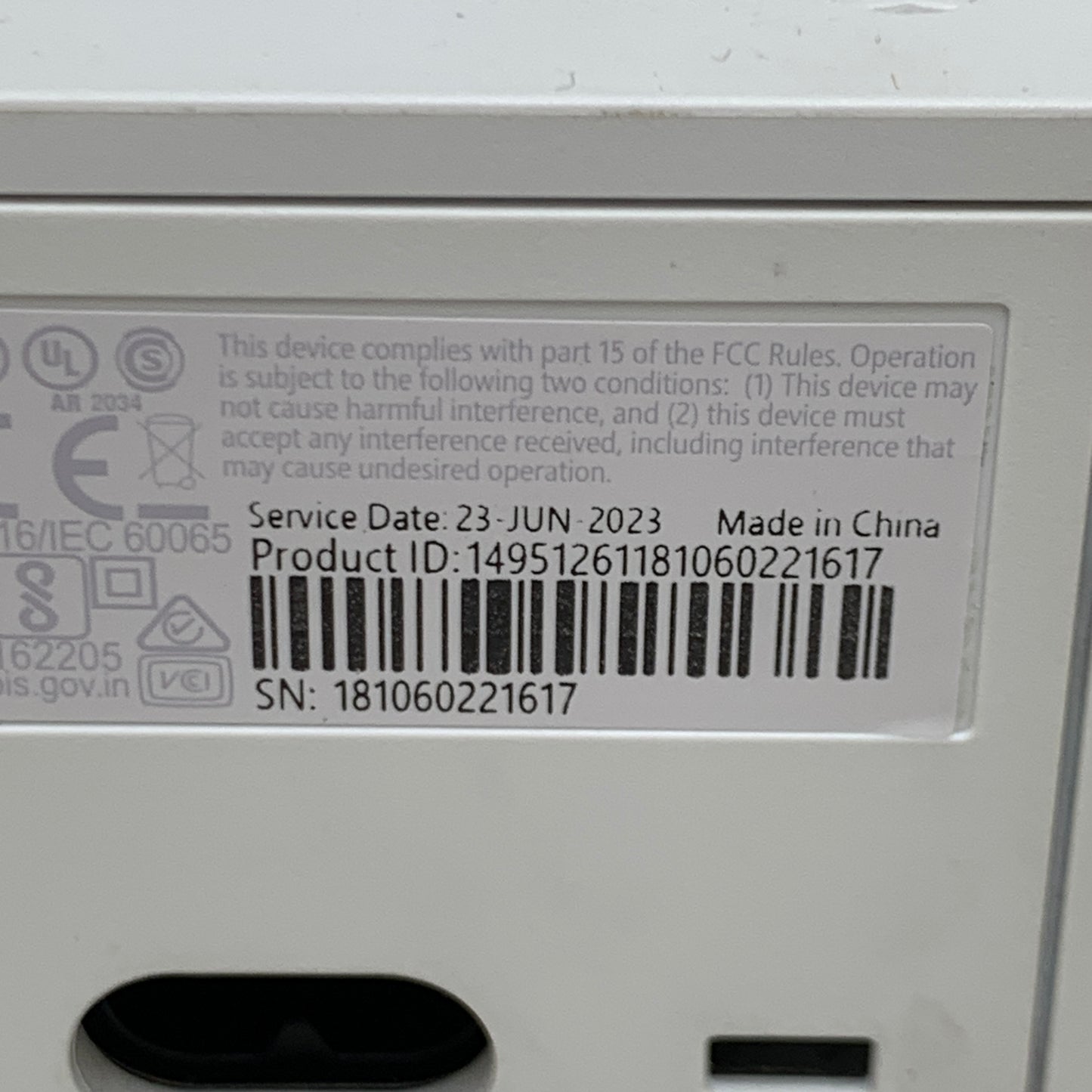 Microsoft Xbox Series S 512GB White Console (Model 1883)