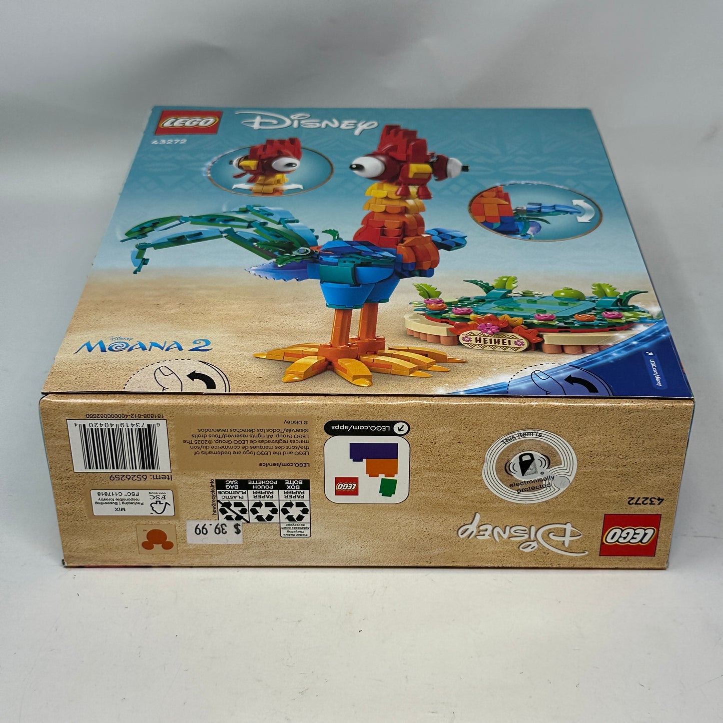 New LEGO Disney Moana Heihei 43272 Complete Set 566 Pieces 