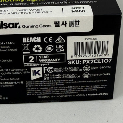 Pulsar X2 Crazylight Mini Wireless Gaming Mouse PX2CL107