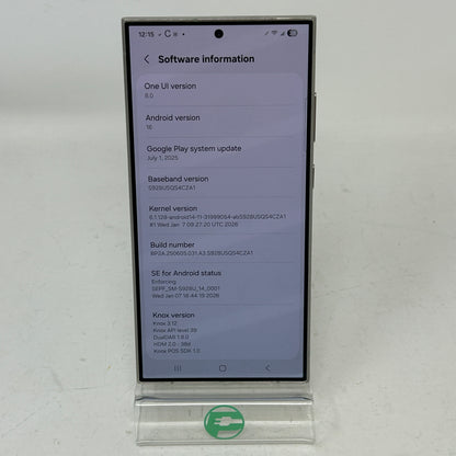Unlocked Samsung Galaxy S24 Ultra 12GB RAM 256GB SM-S928U Gray