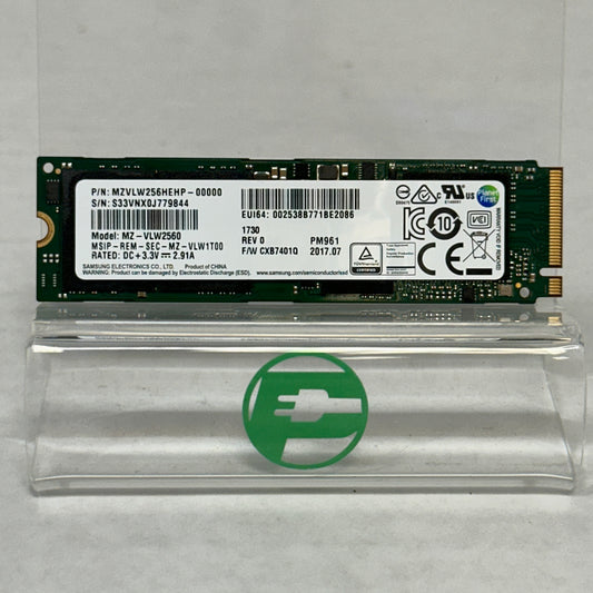 Samsung M.2 2280 256GB PCIe 3.0 x4 SSD MZ-VLW2560