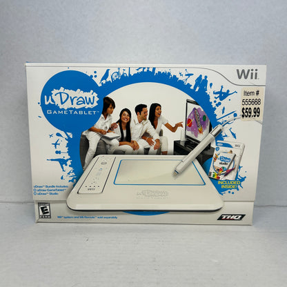 Nintendo Wii uDraw Game Tablet  uDraw Video Game with Bundle