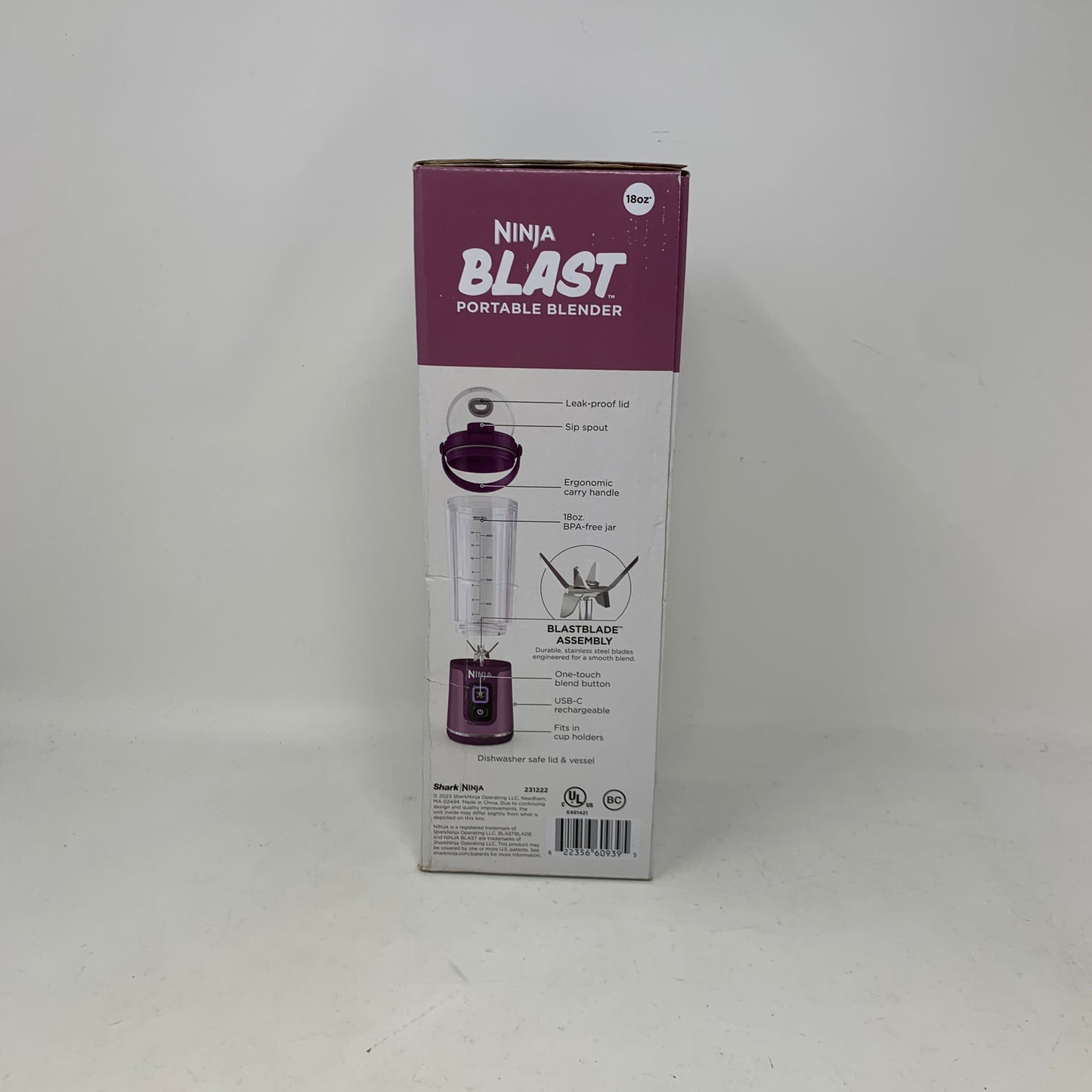 New Ninja Blast Portable Blender BC151PR
