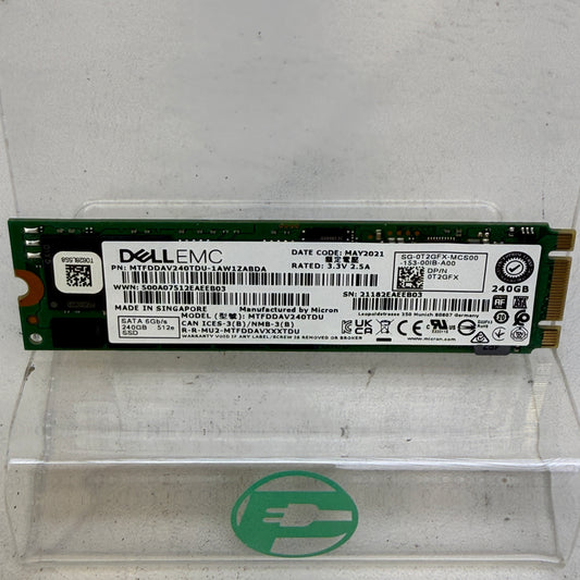 Dell M.2 2280 MTFDDAV240TDU 240GB SATA III 6Gbps SSD