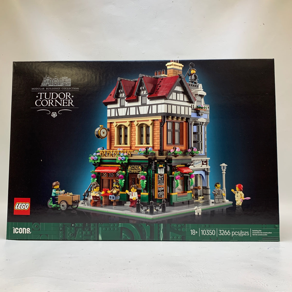 New LEGO Icons Tudor Corner Mini House 10350, 3266 Pieces, 18+