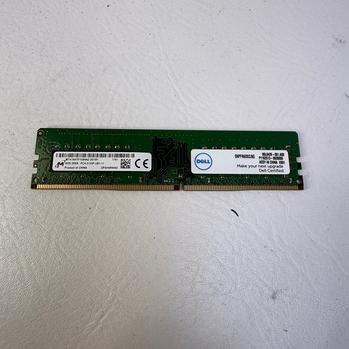 Micron 2Rx8 PC4-2133P-UB1-11 8GB (1x8GB) RAM DDR4 2133MHz 