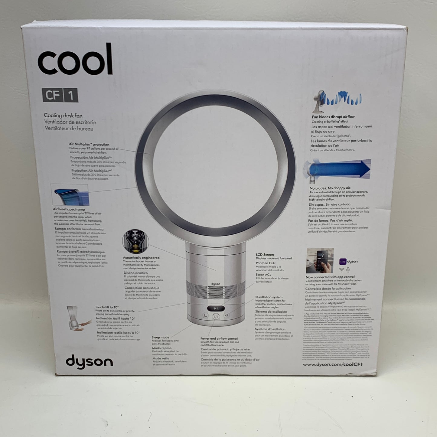 New Dyson Cool CF1 Desk Fan / Tabletop Fan AM12