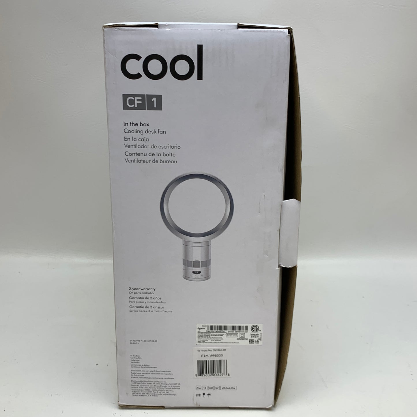 New Dyson Cool CF1 Desk Fan / Tabletop Fan AM12