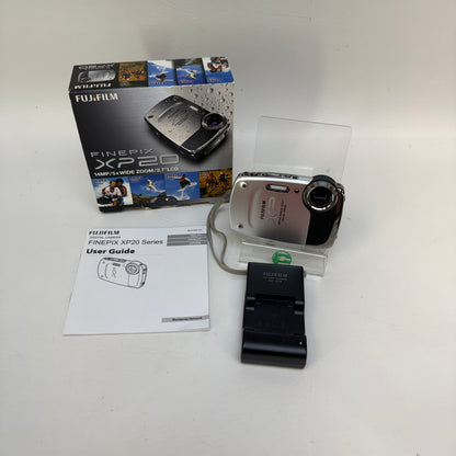 Fujifilm FinePix XP20 14.2MP Compact Digital Camera Silver