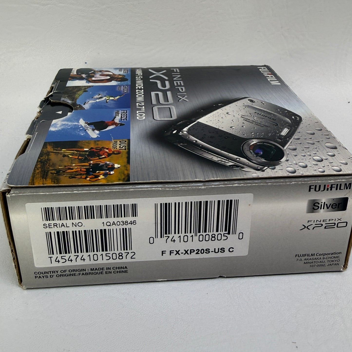 Fujifilm FinePix XP20 14.2MP Compact Digital Camera Silver