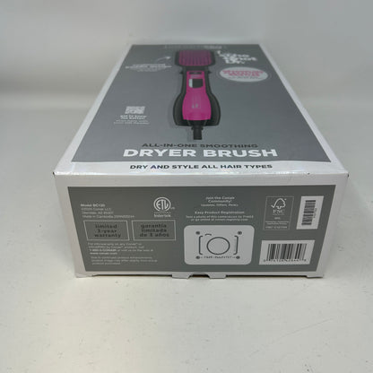 Conair Infiniti Pro The Knot Dr. All-in-One Smoothing Dryer Brush Frizz Defense