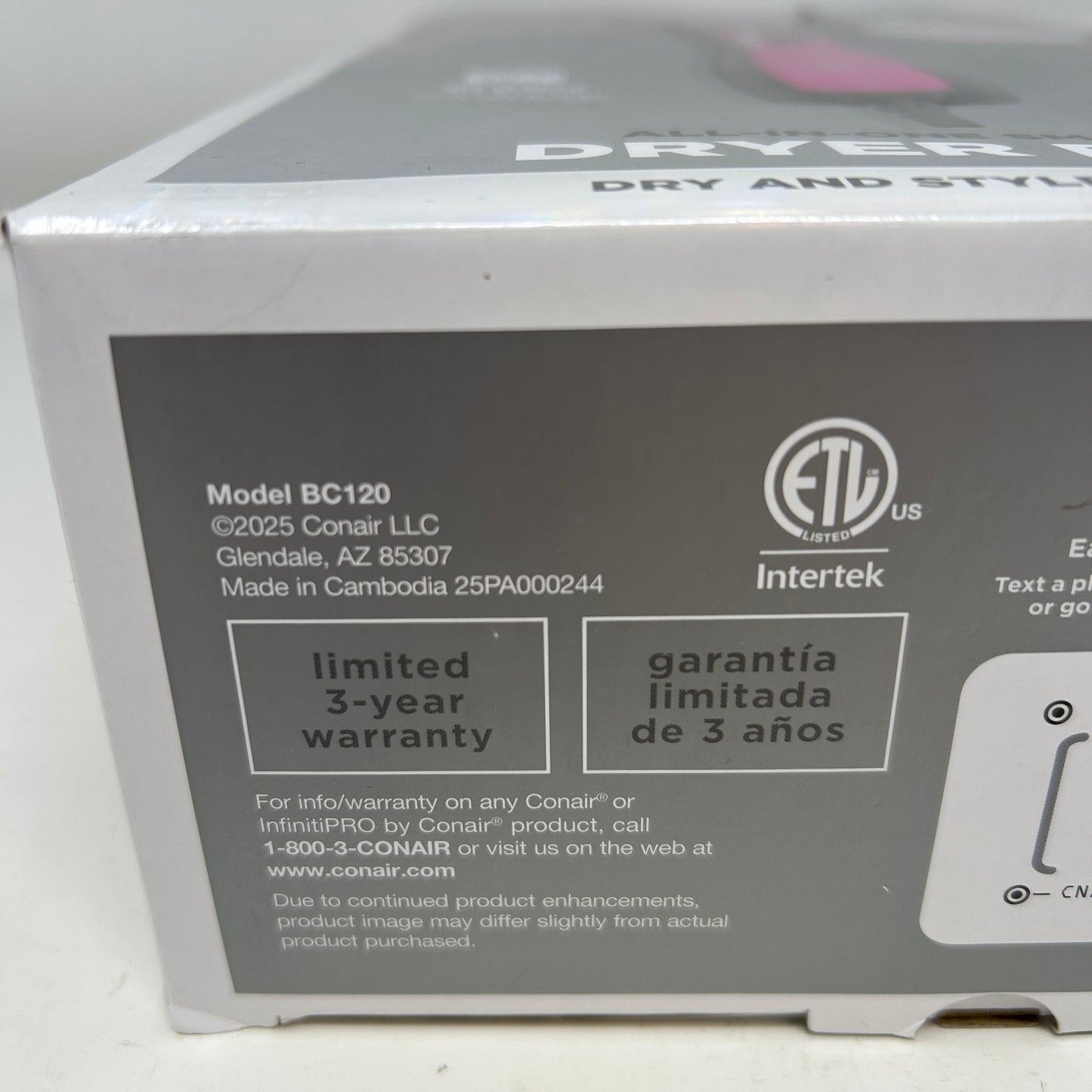 Conair Infiniti Pro The Knot Dr. All-in-One Smoothing Dryer Brush Frizz Defense