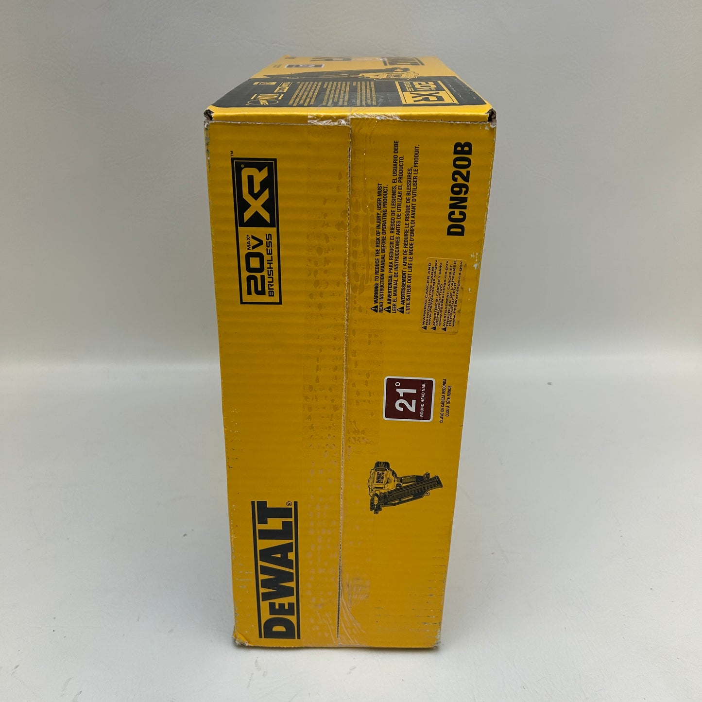 New DeWALT DCN920B 20V MAX Brushless 21° Cordless Framing Nailer Gun