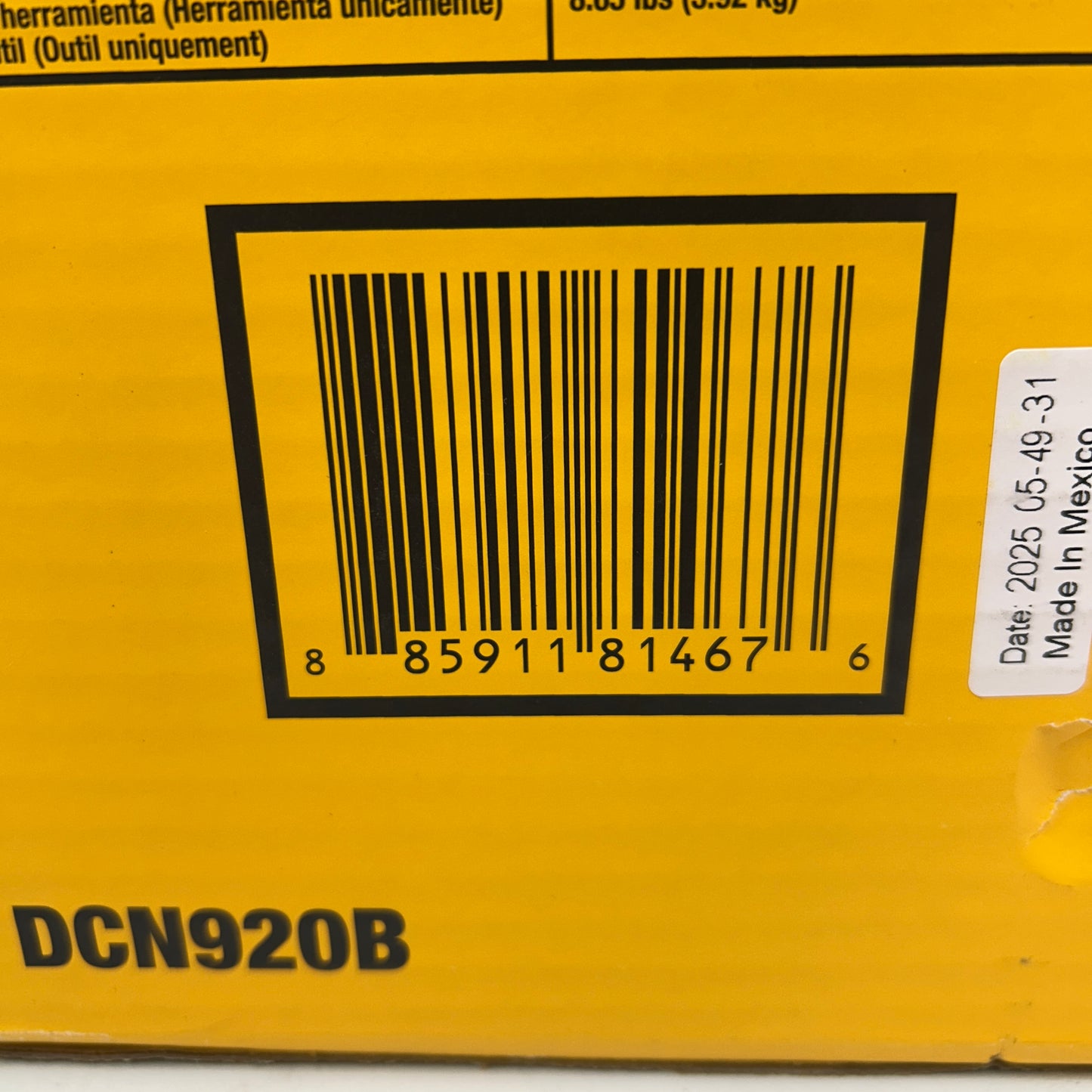 New DeWALT DCN920B 20V MAX Brushless 21° Cordless Framing Nailer Gun