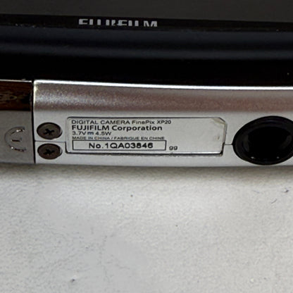 Fujifilm FinePix XP20 14.2MP Compact Digital Camera Silver