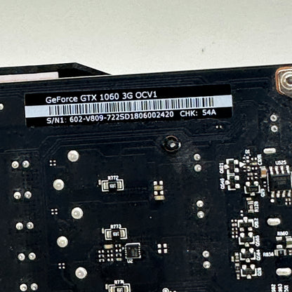 MSI GeForce GTX 1060 3GB GDDR5 Graphics Card OCV1
