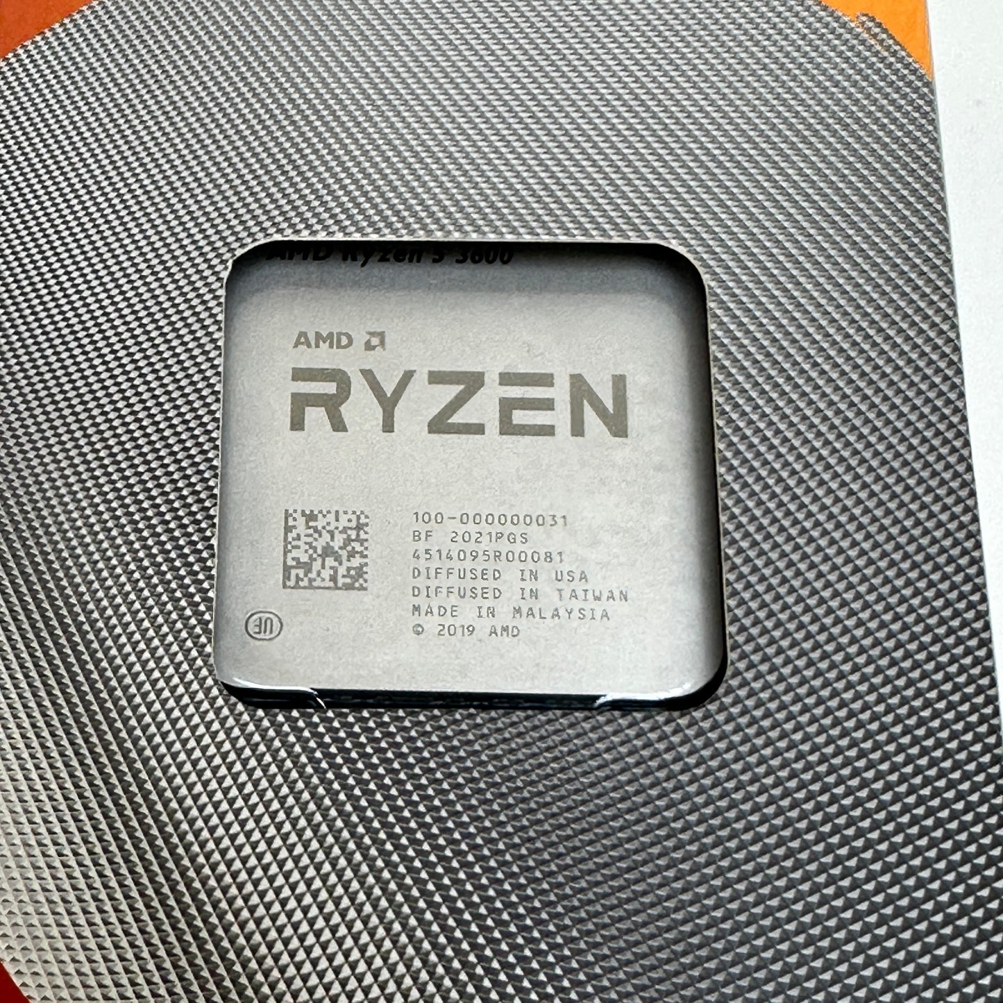 AMD Ryzen 5 3600 3.6 GHz 6 Core 100-100000031BOX 12 Thread AM4 w/ CPU Cooler