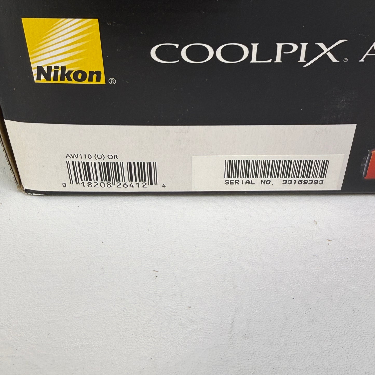 Nikon Coolpix AW110 16.0MP Orange Compact Digital