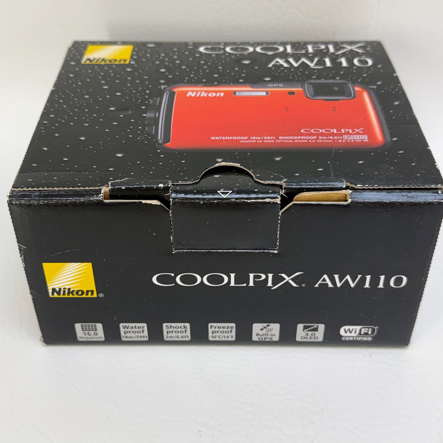 Nikon Coolpix AW110 16.0MP Orange Compact Digital