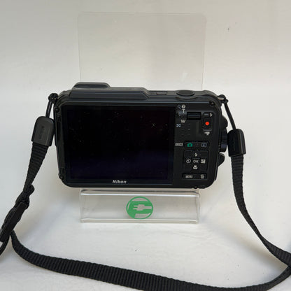 Nikon Coolpix AW110 16.0MP Orange Compact Digital