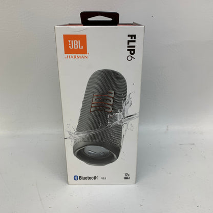 JBL Flip 7 Portable Waterproof Bluetooth Speaker Black JBLFLIP6GREYAM