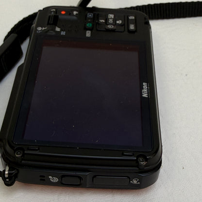 Nikon Coolpix AW110 16.0MP Orange Compact Digital