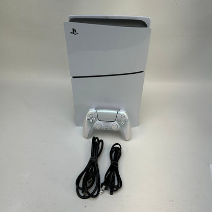 Sony PlayStation 5 Slim Disc PS5 1TB White Console Gaming System CFI-2015