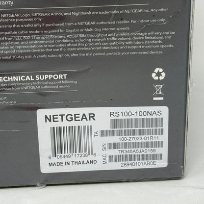 New NETGEAR Nighthawk Dual Band WiFi 7 RS100 Smart WiFi Router