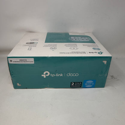 New TP-Link Deco Dual Band WiFi 6 W3600 Whole Home Mesh Wi-Fi System