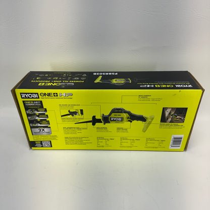 New Ryobi ONE+ HP 18VCompact Brushless One-Handed Reciprocating Saw Tool Only