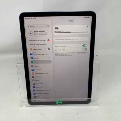 WiFi Only Apple iPad Air 5th Gen 64GB Blue MM9E3LL/A