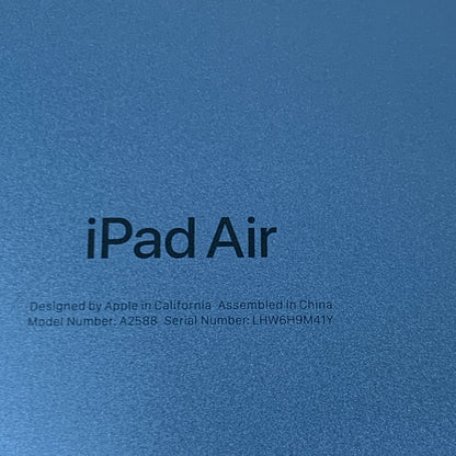 WiFi Only Apple iPad Air 5th Gen 64GB Blue MM9E3LL/A