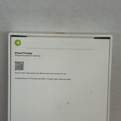 New Factory Unlocked Apple iPhone 17 Pro Max 2TB Cosmic Orange MFXT4LL/A
