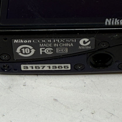 Nikon COOLPIX S51 8.1MP Compact Camera