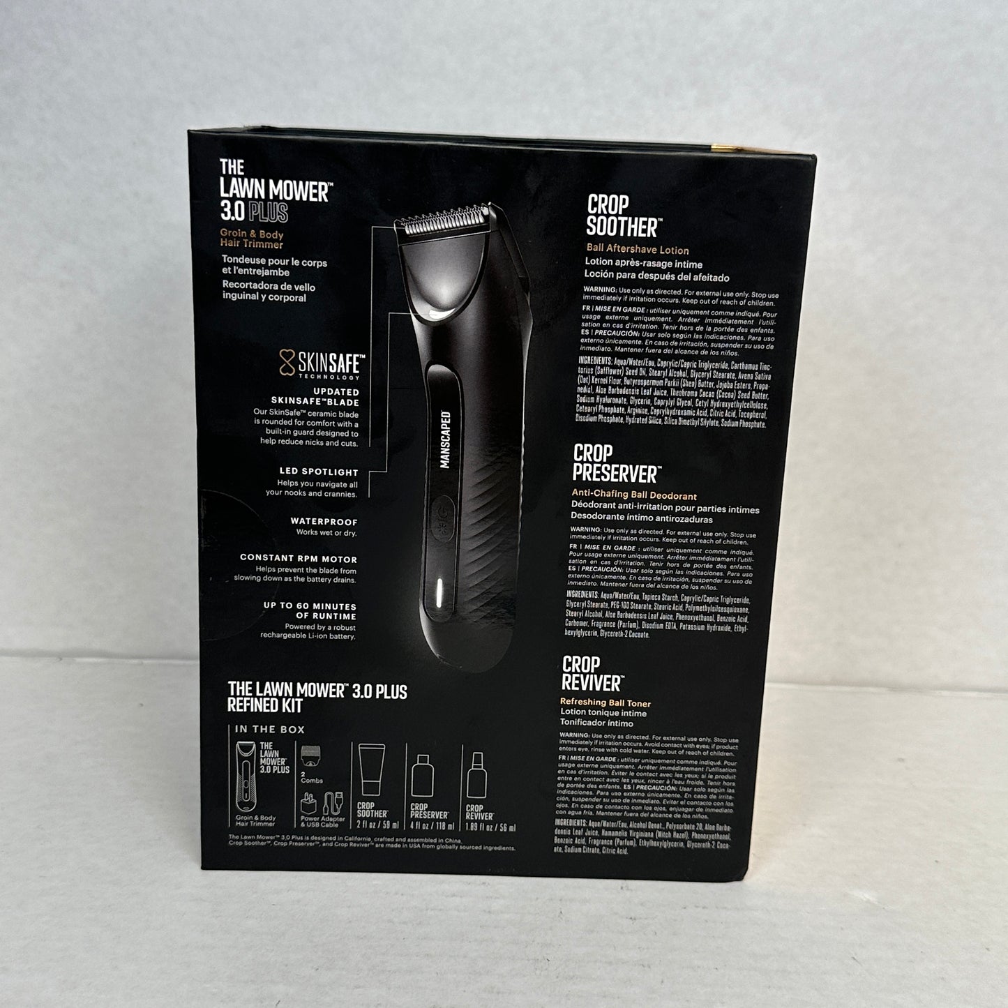 New Manscaped Lawn Mower 3.0 Plus Body Grooming Kit 70-00016