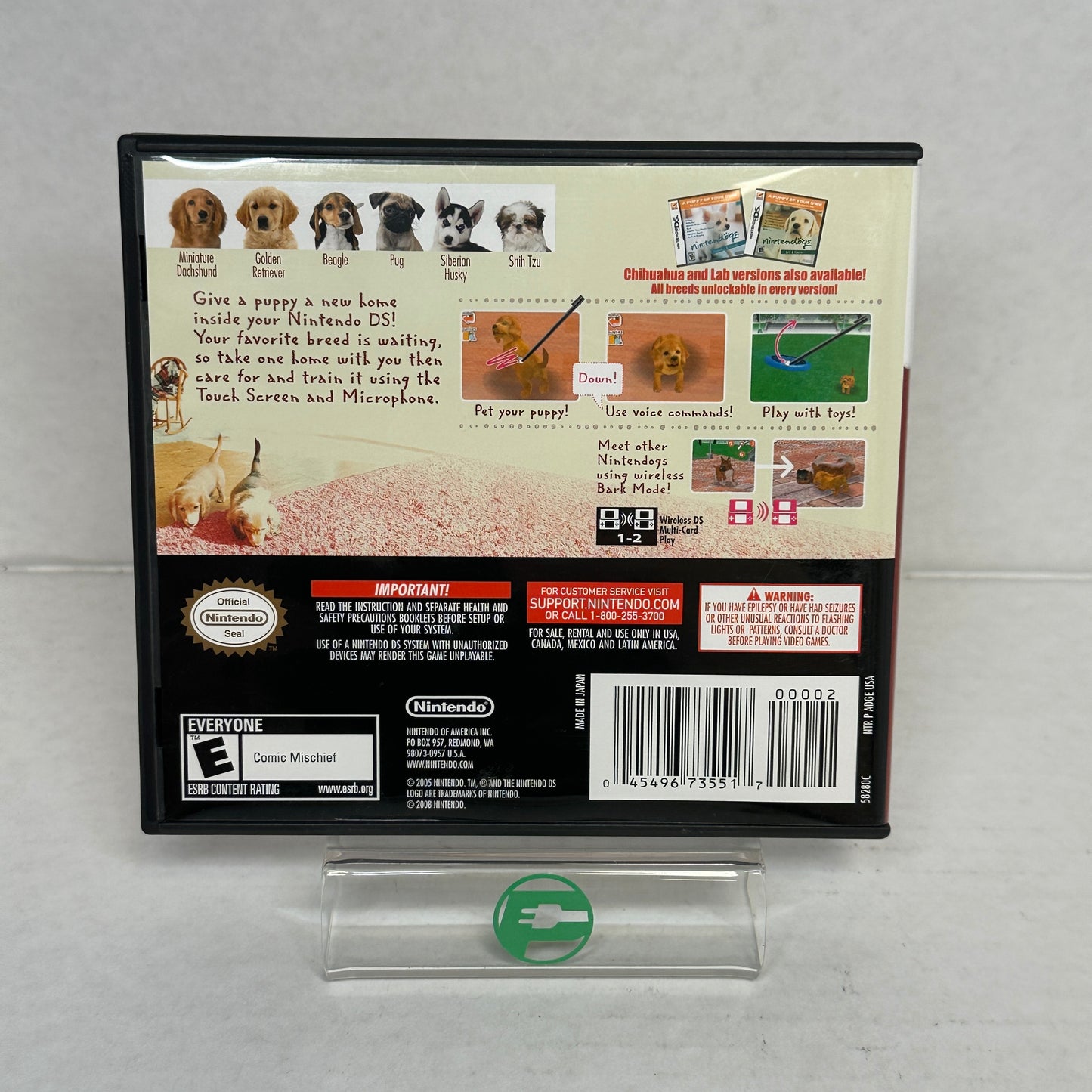 Nintendogs Dachshund and Friends (Nintendo DS, 2005)